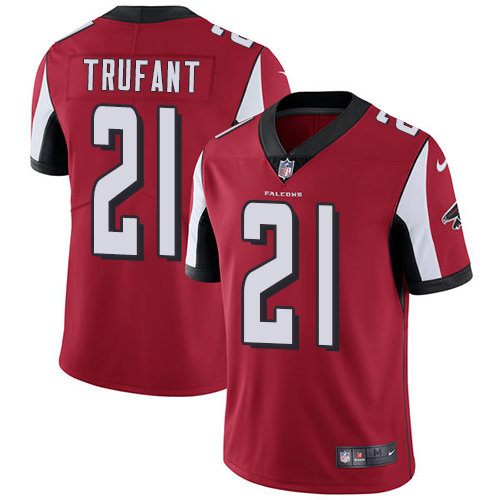 2019 men Atlanta Falcons #21 Trufant red Nike Vapor Untouchable Limited NFL Jersey